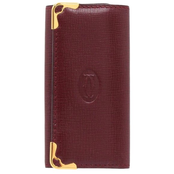 Cartier New Must Leather 4 Series Key Case